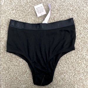 Small black hipster high waisted underwear